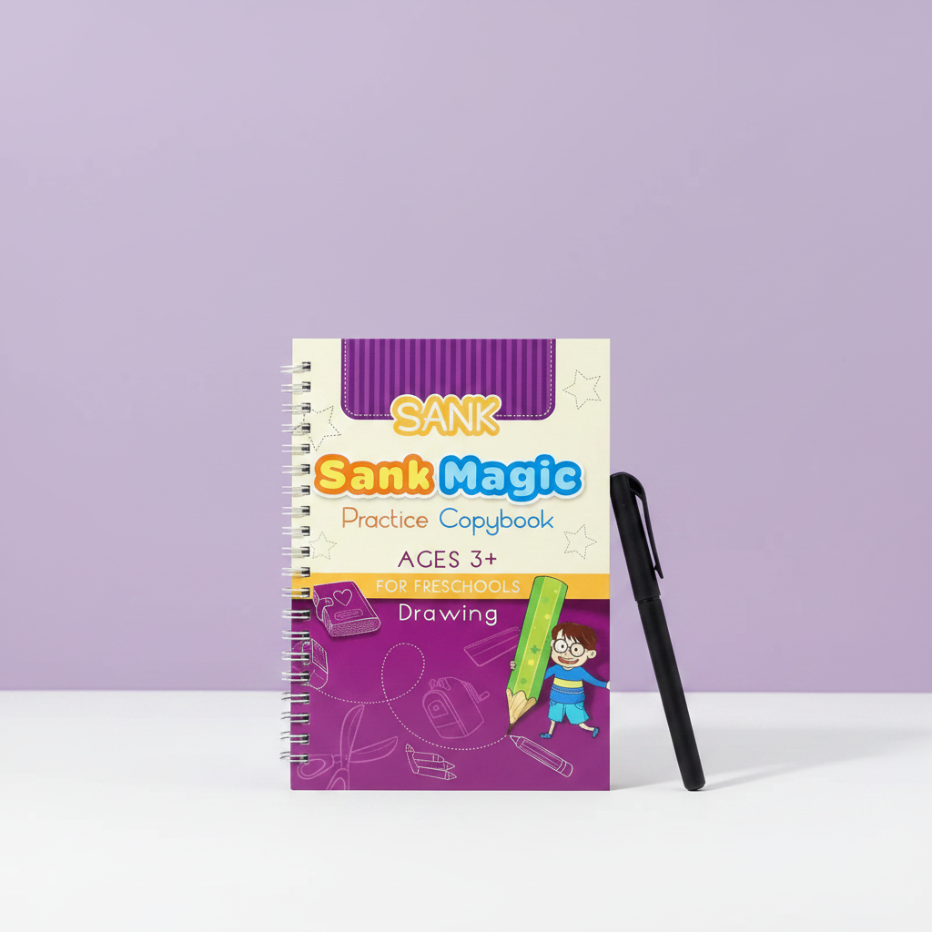 Grooved Handwriting Practice Books for Kids
