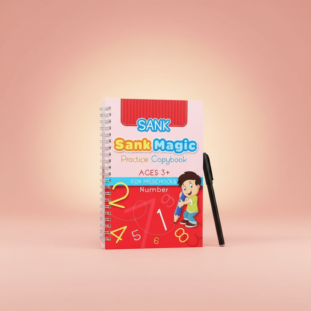 Grooved Handwriting Practice Books for Kids